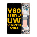LG V60 ThinQ 5G OLED-Display mit Rahmen Refurbished Classy Blue Goldrahmen