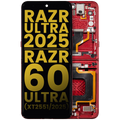 OLED-Display mit Rahmen für Moto Razr Ultra 2025, Rio Red (Refurbished)