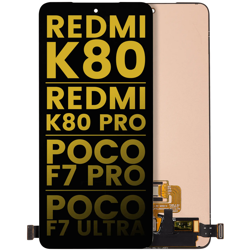 OLED-Display ohne Rahmen für Xiaomi Redmi K80 & Poco F7 Pro/Ultra (aufbereitet)
