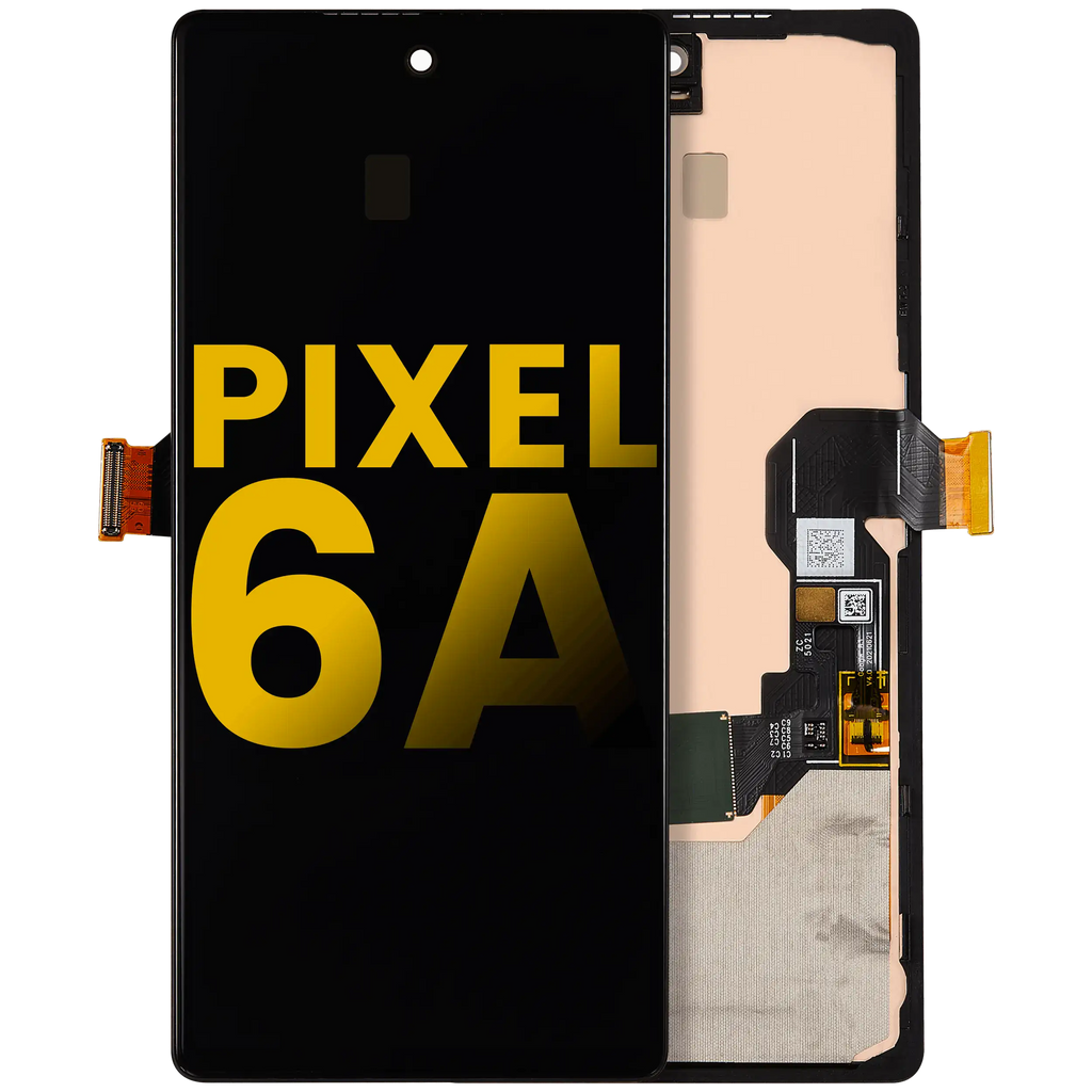 OLED Display with Frame (with Fingerprint Sensor) for Google Pixel 6A (Refurbished) (All Colors)