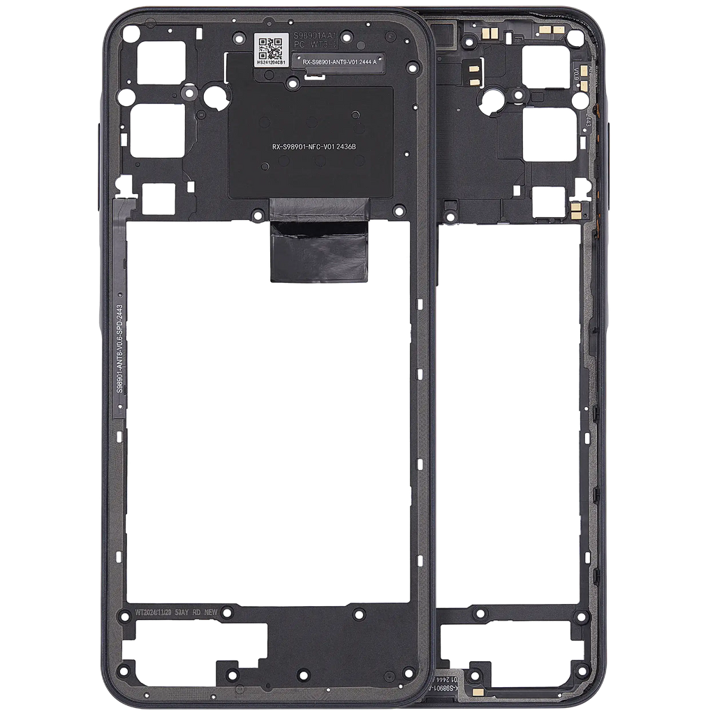 Midframe/Rahmen für Samsung Galaxy A16 5G (A166P / 2024) (Blau Schwarz)