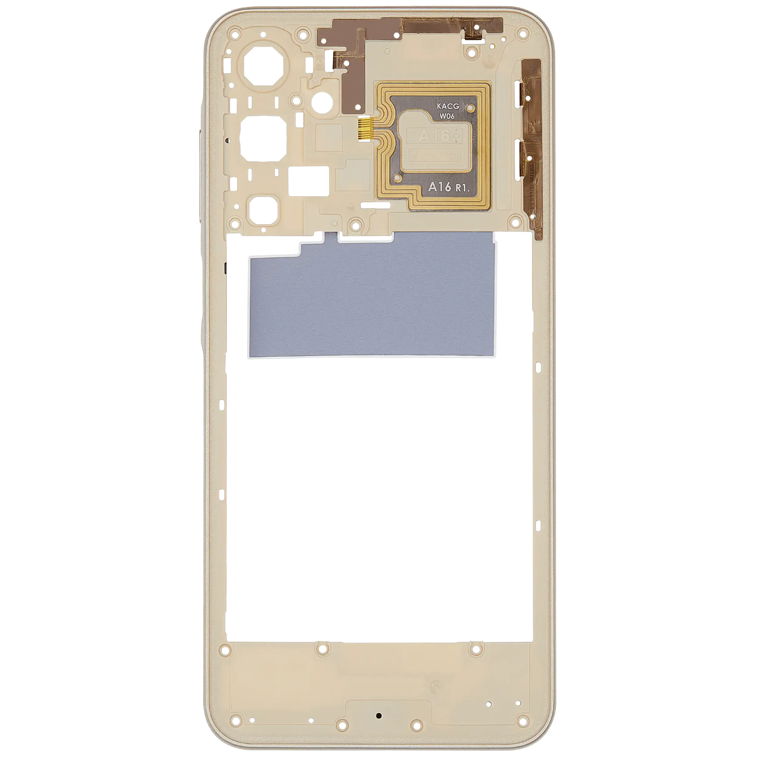 Midframe/Rahmen für Samsung Galaxy A16 5G (A166U / 2024) (US-Version) (Gold)