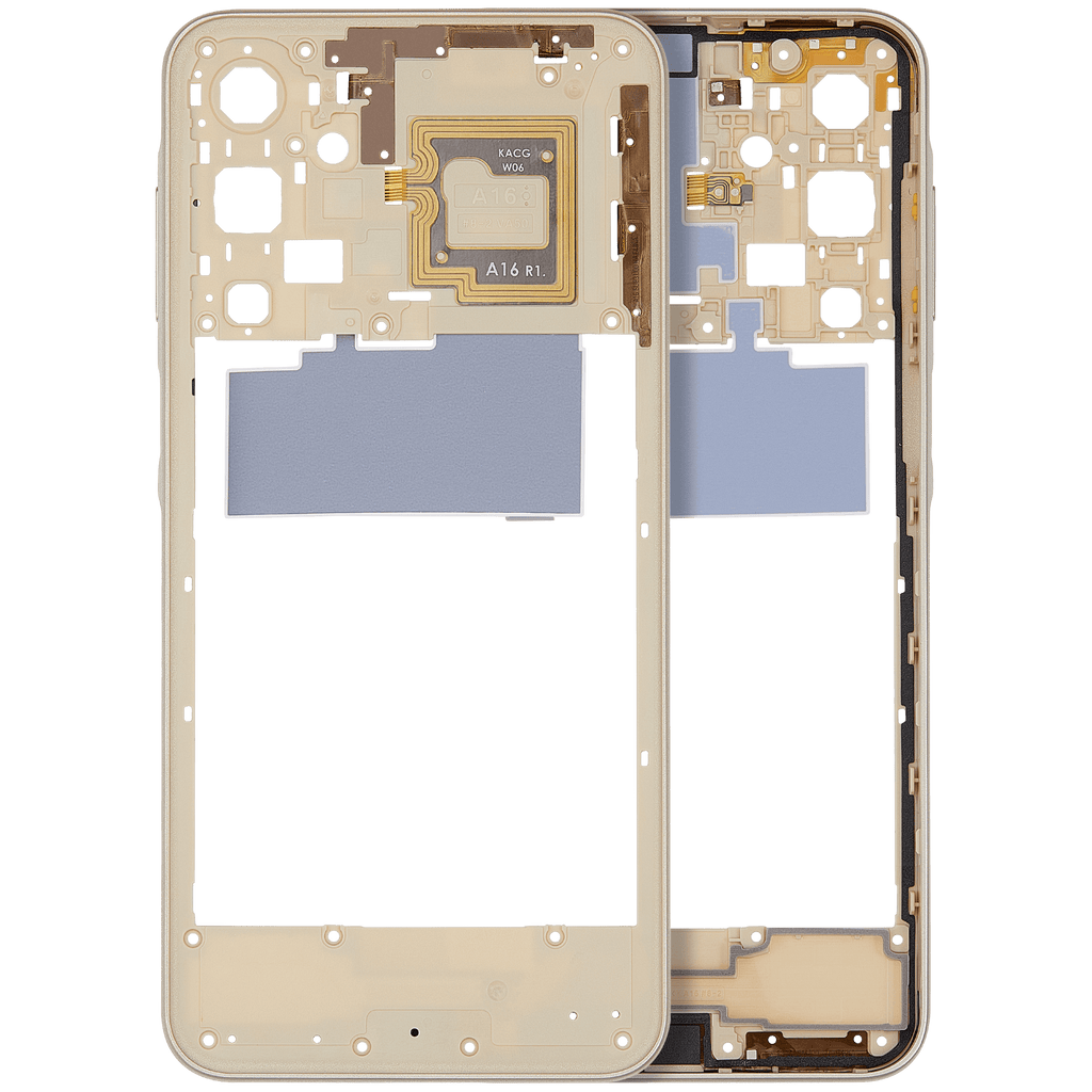 Midframe/Rahmen für Samsung Galaxy A16 5G (A166U / 2024) (US-Version) (Gold)