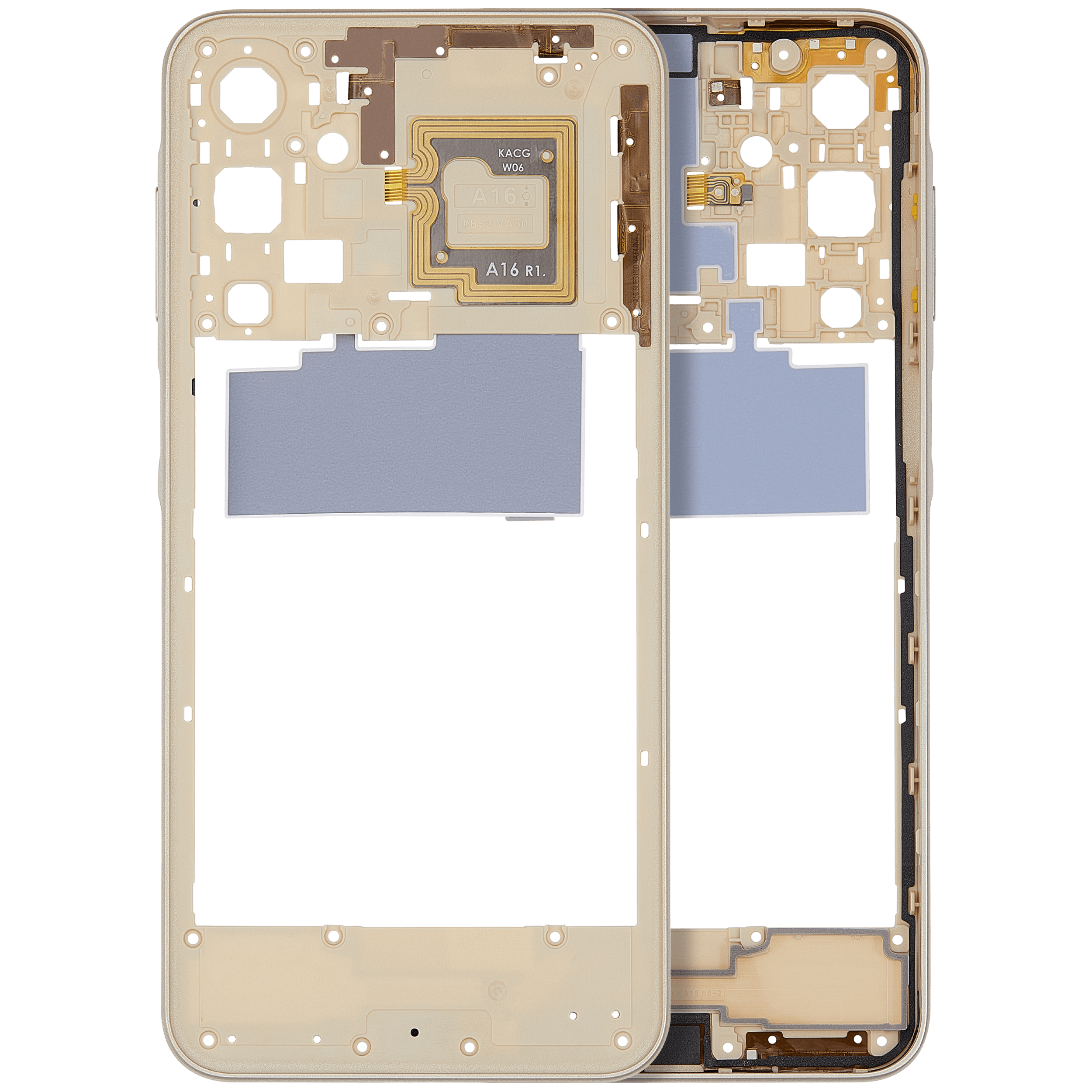 Midframe/Rahmen für Samsung Galaxy A16 5G (A166U / 2024) (US-Version) (Gold)