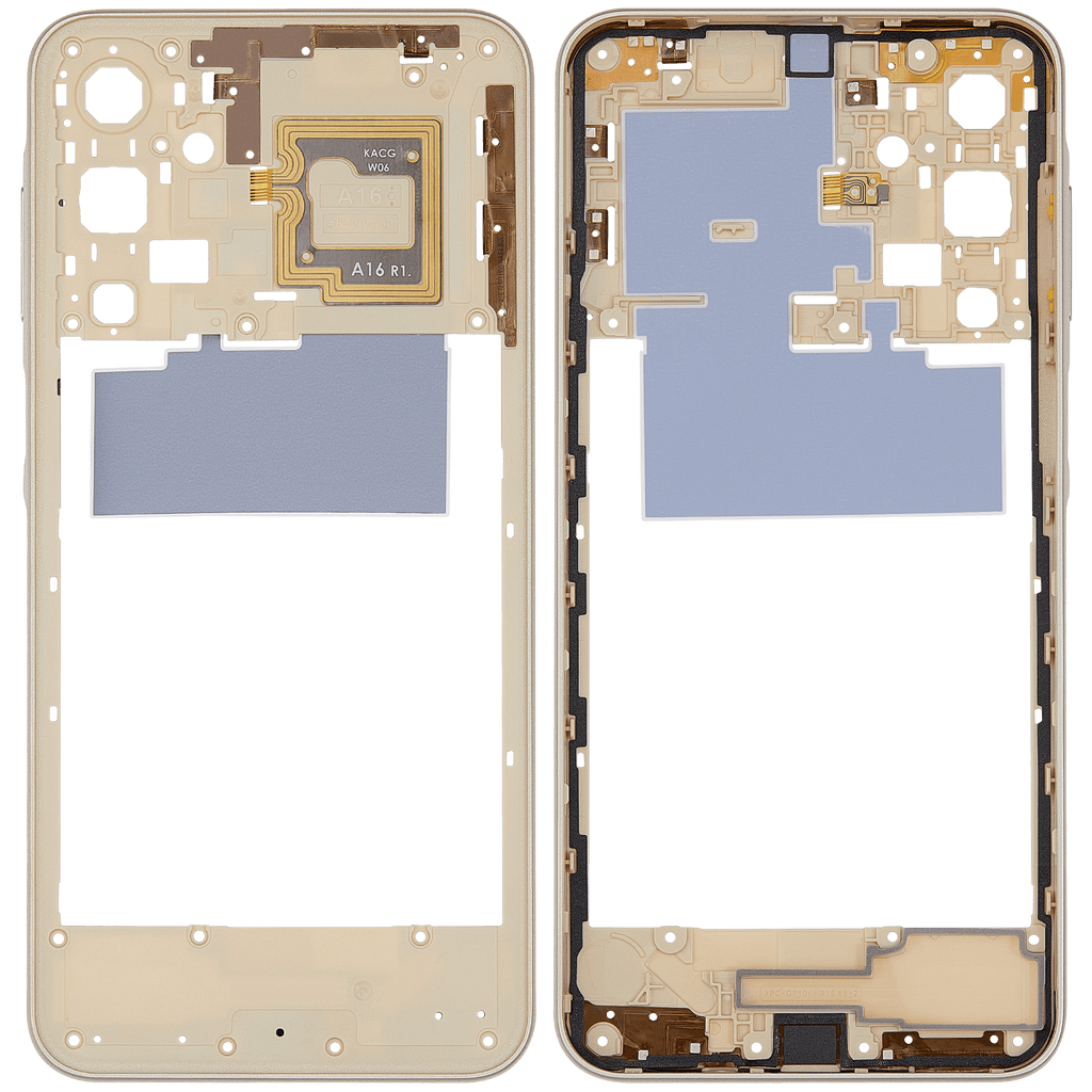 Midframe/Rahmen für Samsung Galaxy A16 5G (A166U / 2024) (US-Version) (Gold)