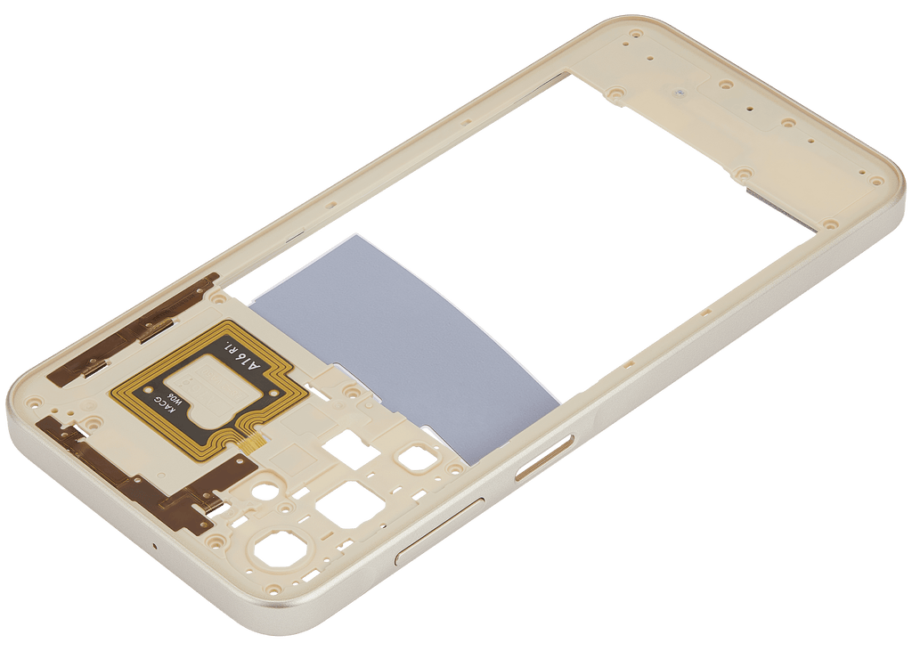 Midframe/Rahmen für Samsung Galaxy A16 5G (A166U / 2024) (US-Version) (Gold)