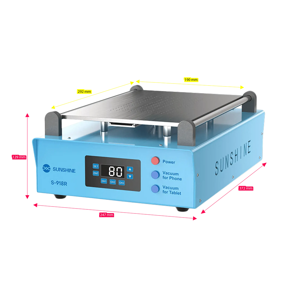 LCD-Bildschirmtrennmaschine mit Vakuumpumpe S-918R 110-220V Sunshine