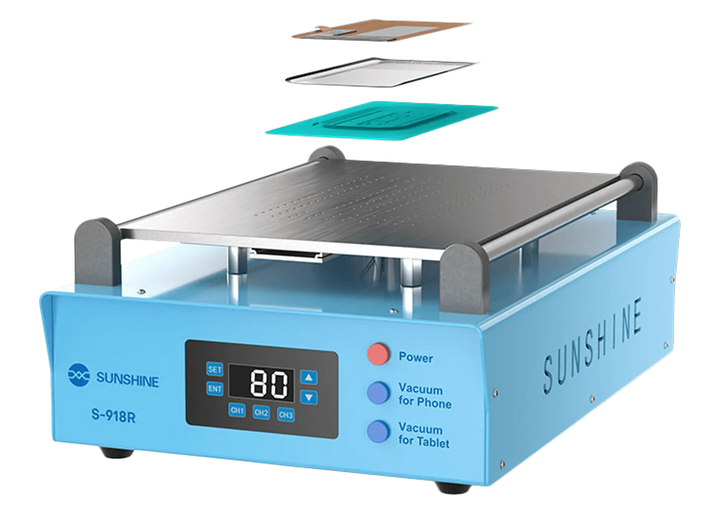 LCD-Bildschirmtrennmaschine mit Vakuumpumpe S-918R 110-220V Sunshine