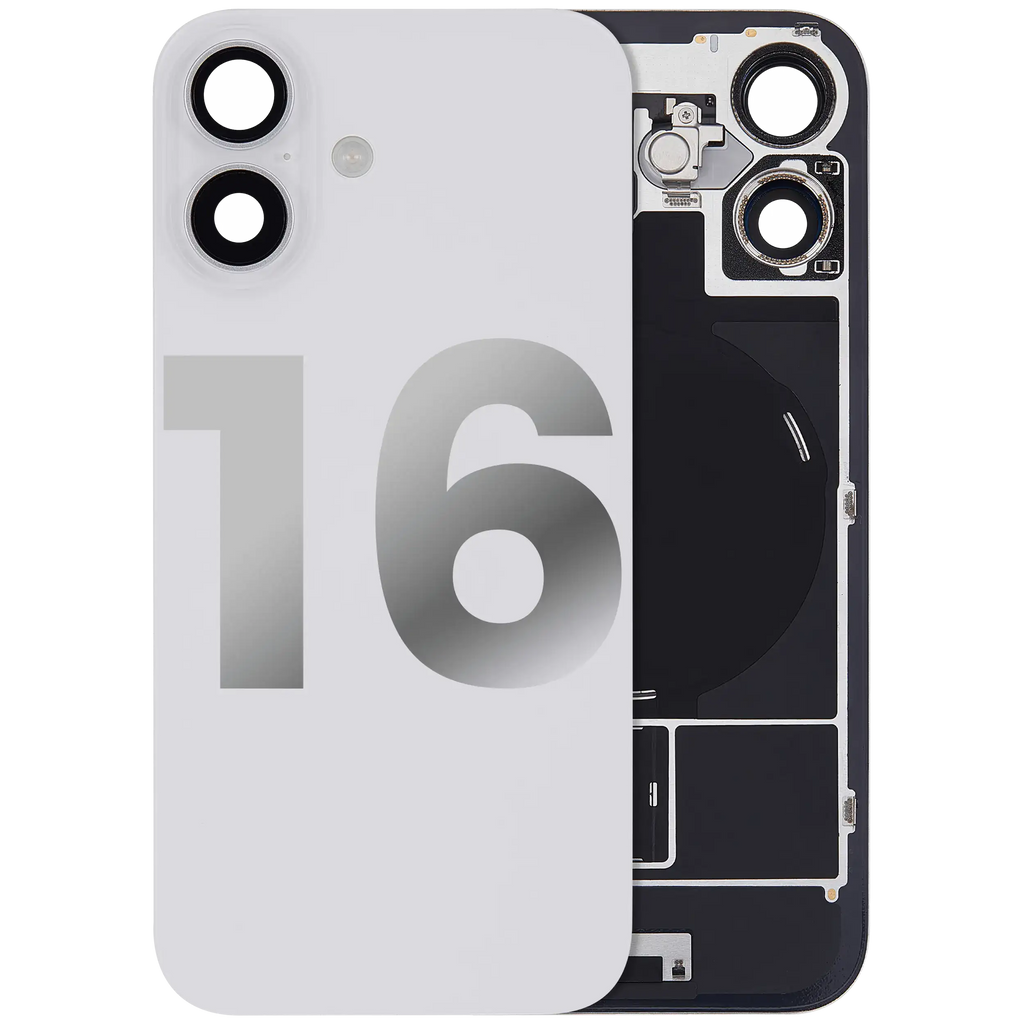 Gebrauchter Ausbau/Pull Qualität A – iPhone 16 Backcover Weiß
