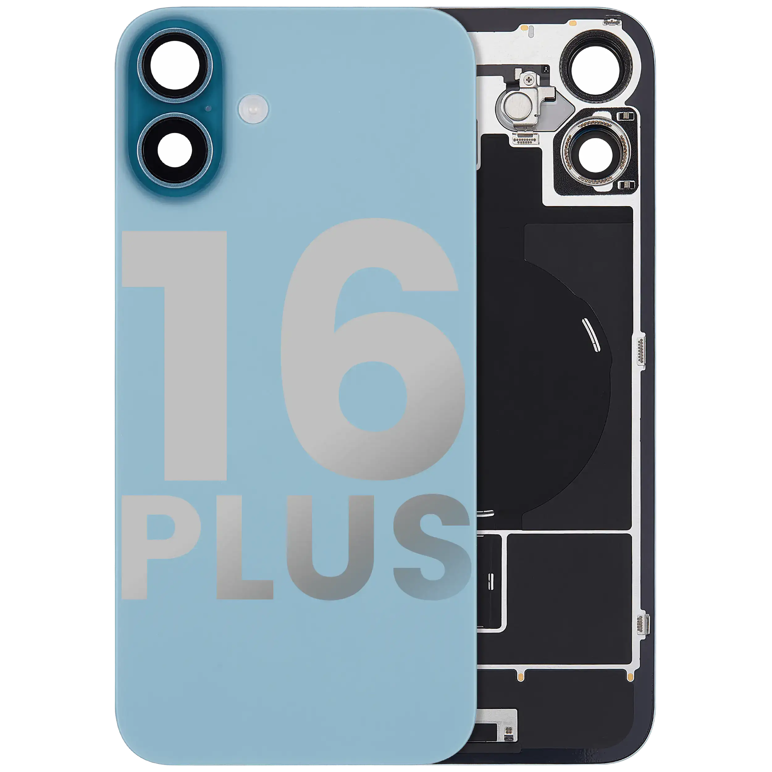 Gebrauchter Ausbau/Pull Qualität A – iPhone 16 Plus Backcover Teal