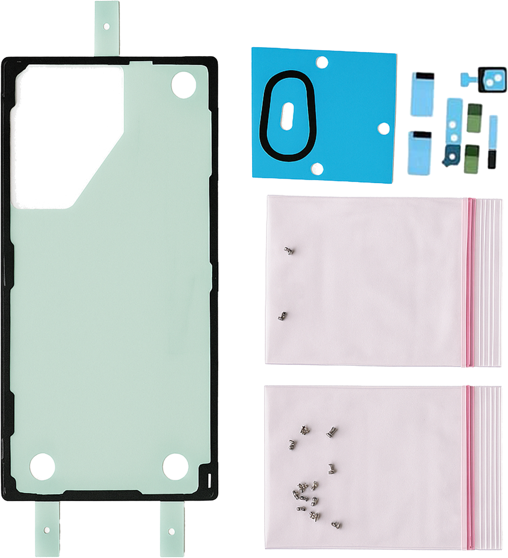 Backcover Adhesive Tape mit Re-Work Kit für Samsung Galaxy S22 Ultra 5G (Service Pack)
