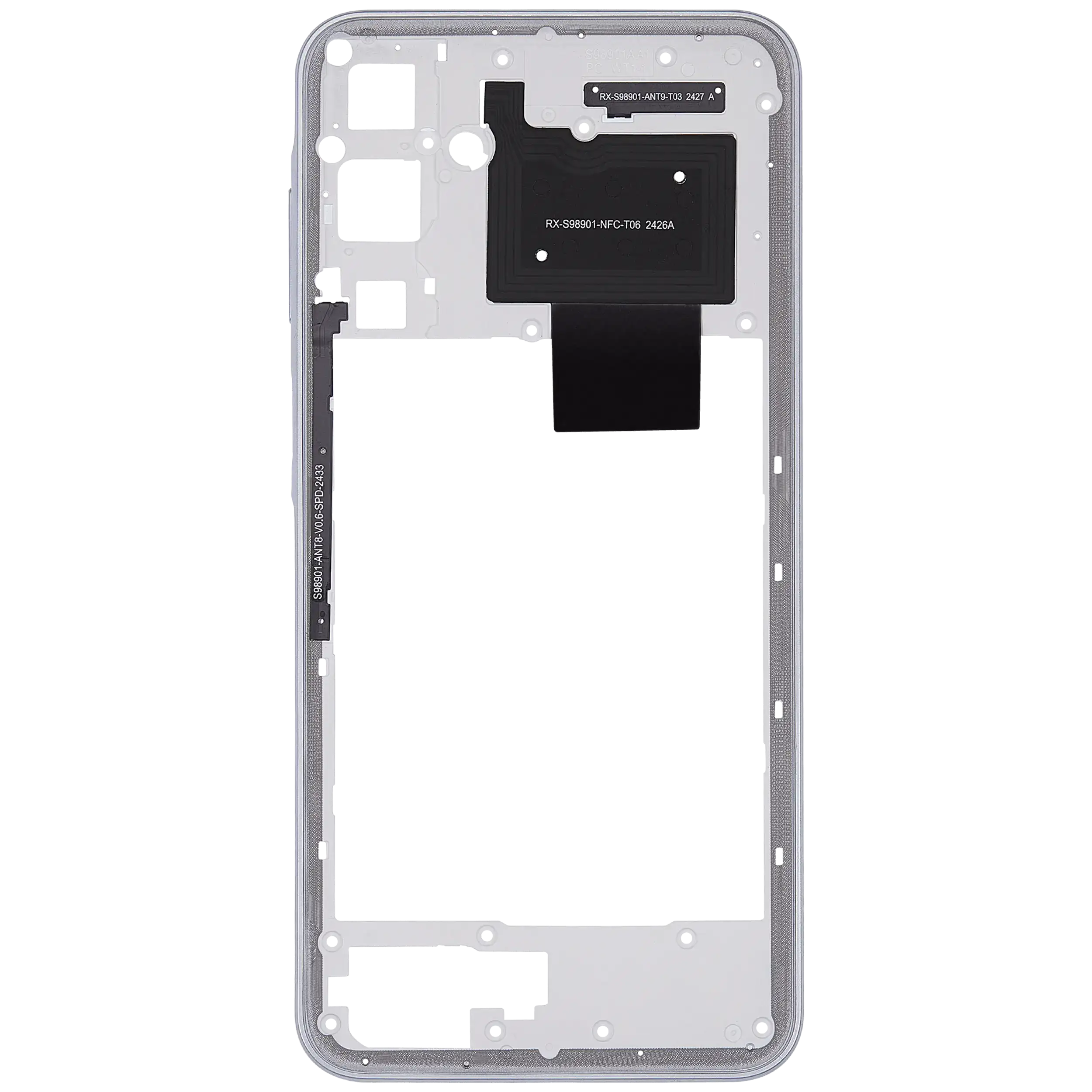 Midframe/Rahmen für Samsung Galaxy A16 5G (A166P / 2024) (Light Gray)