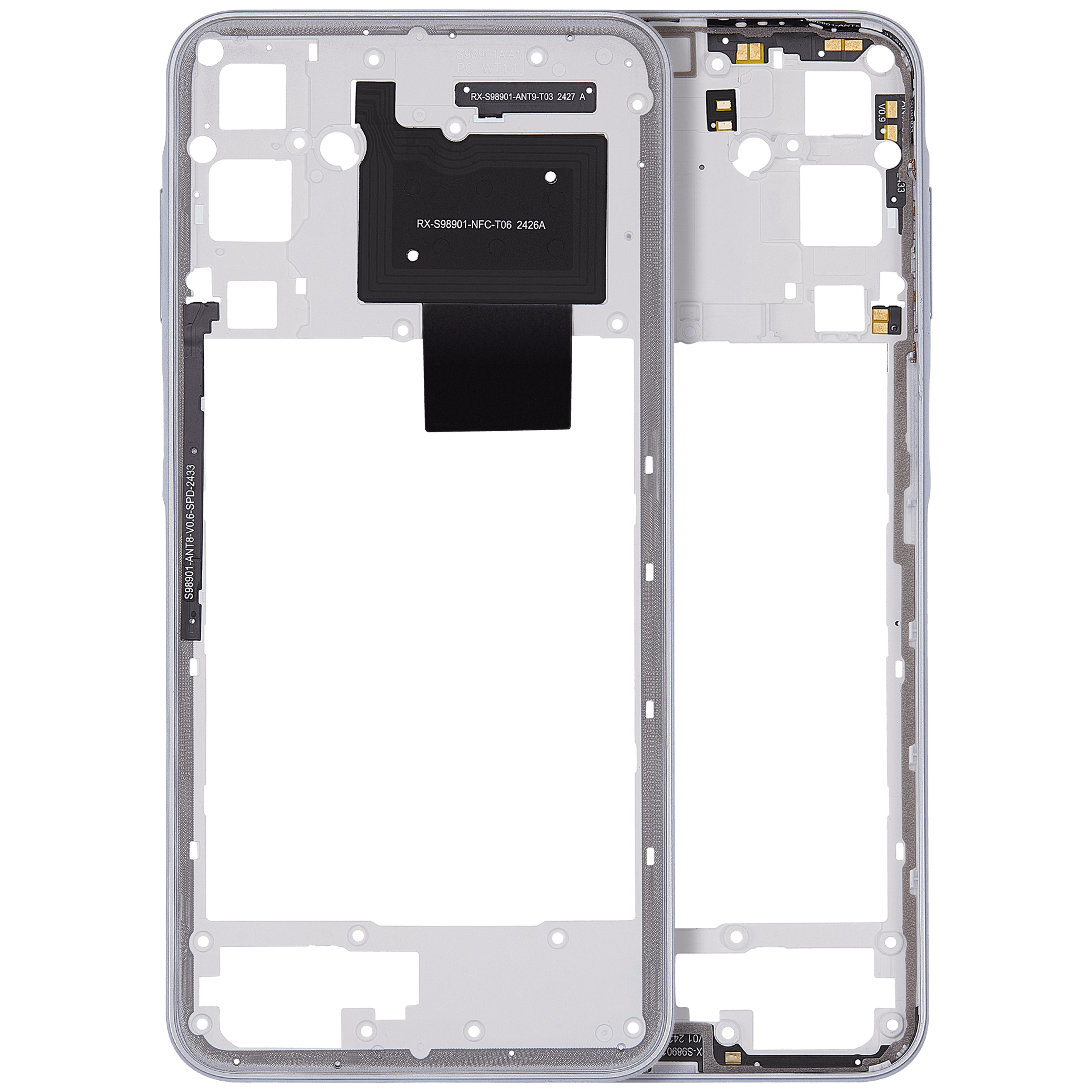 Midframe/Rahmen für Samsung Galaxy A16 5G (A166P / 2024) (Light Gray)