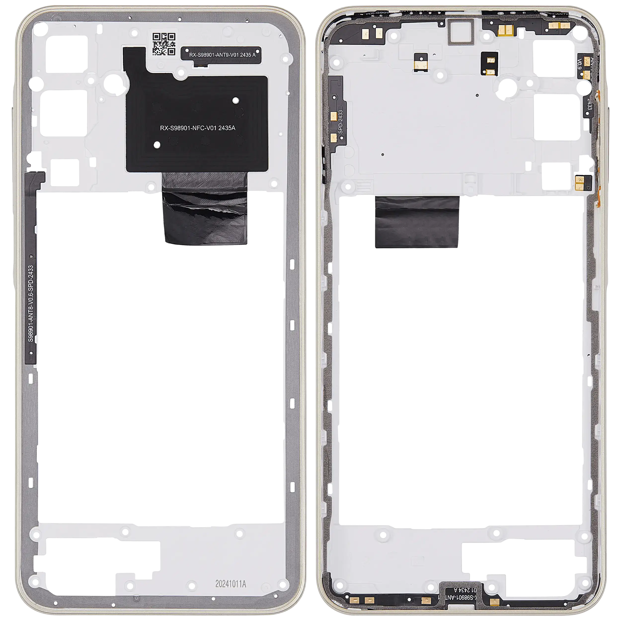 Midframe/Rahmen für Samsung Galaxy A16 5G (A166P / 2024) (Gold)