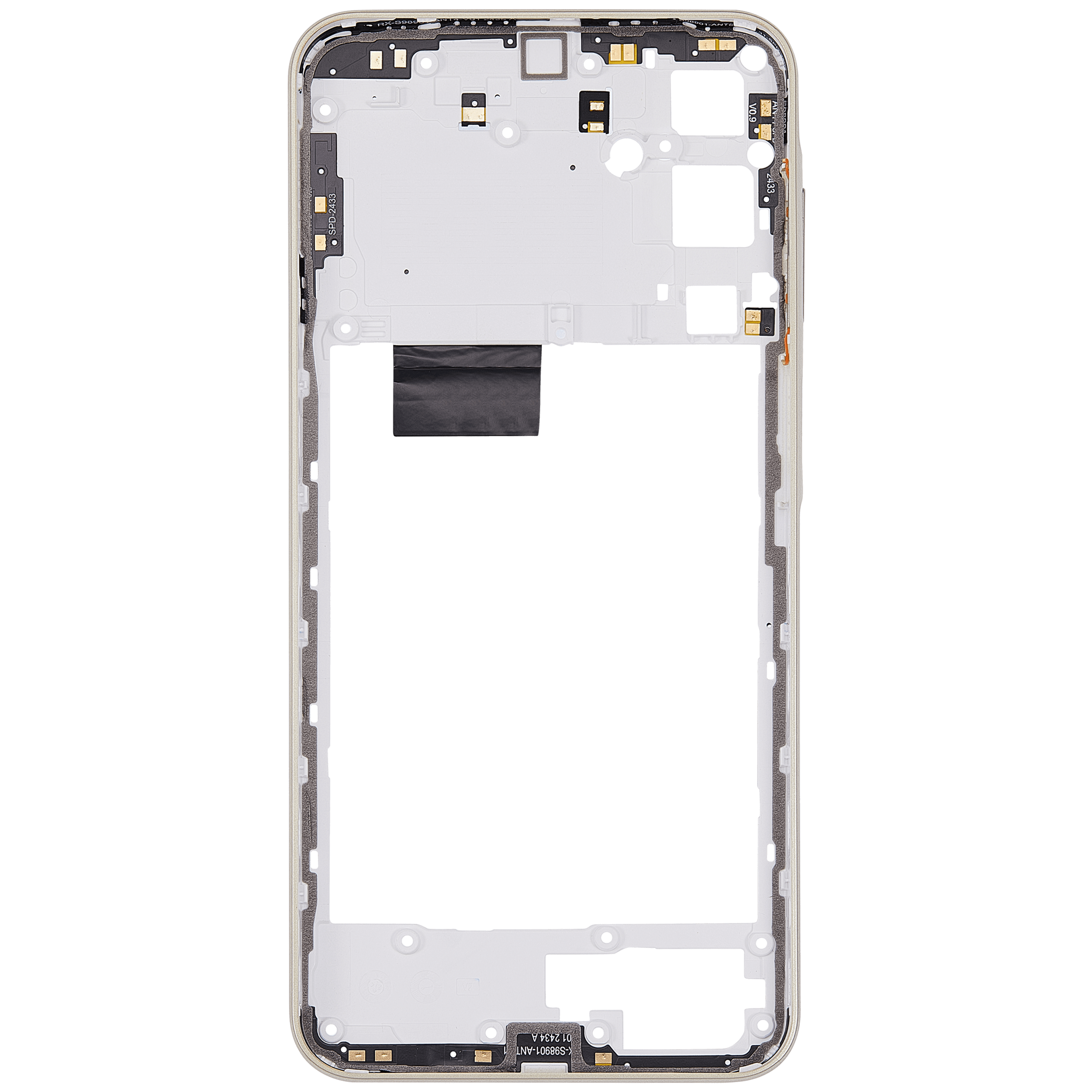 Midframe/Rahmen für Samsung Galaxy A16 5G (A166P / 2024) (Gold)