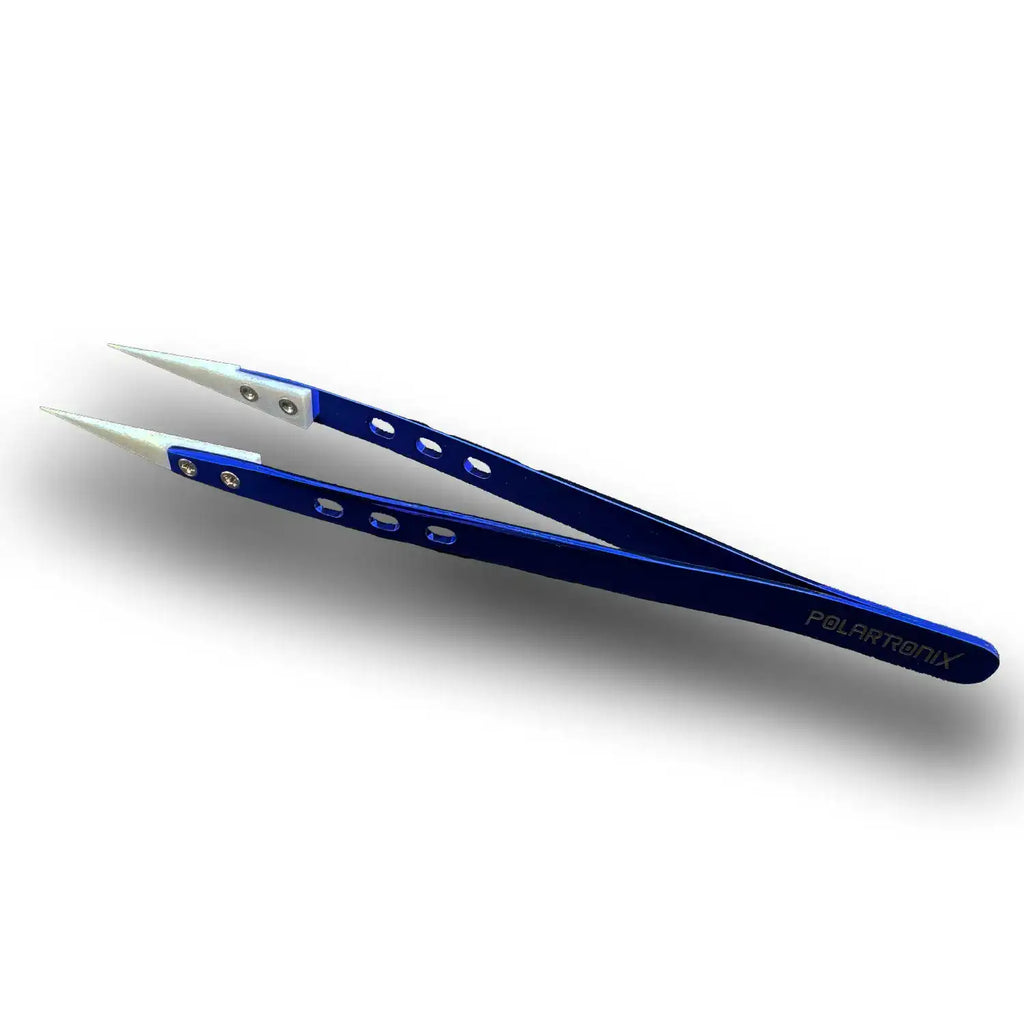 PolarTronix CT-01 Keramik-Präzisionspinzette gerade Spitze ESD antistatisch