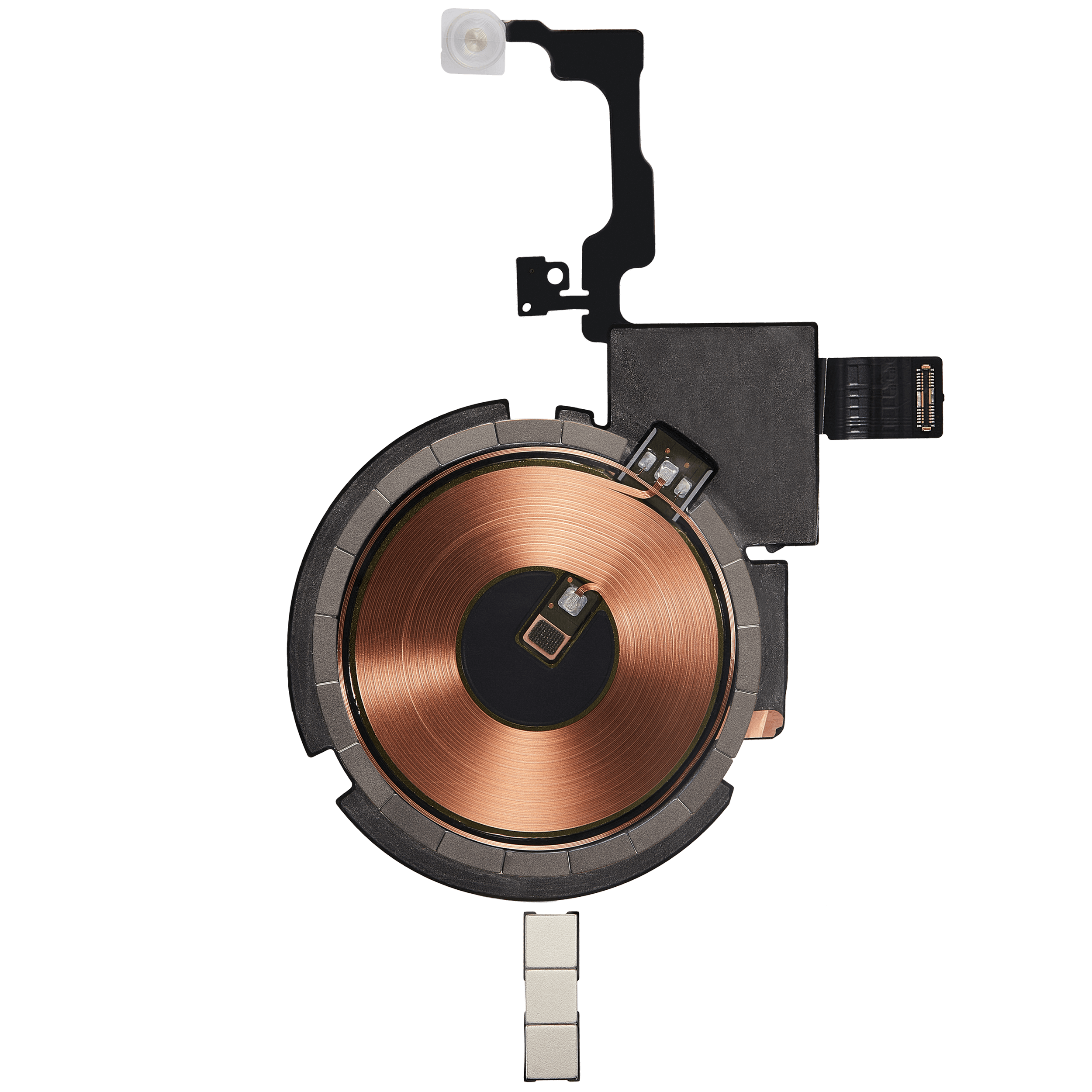 NFC-Lade-Flex mit Power & Volume Flex für iPhone 15 Pro Max (Original gebraucht)