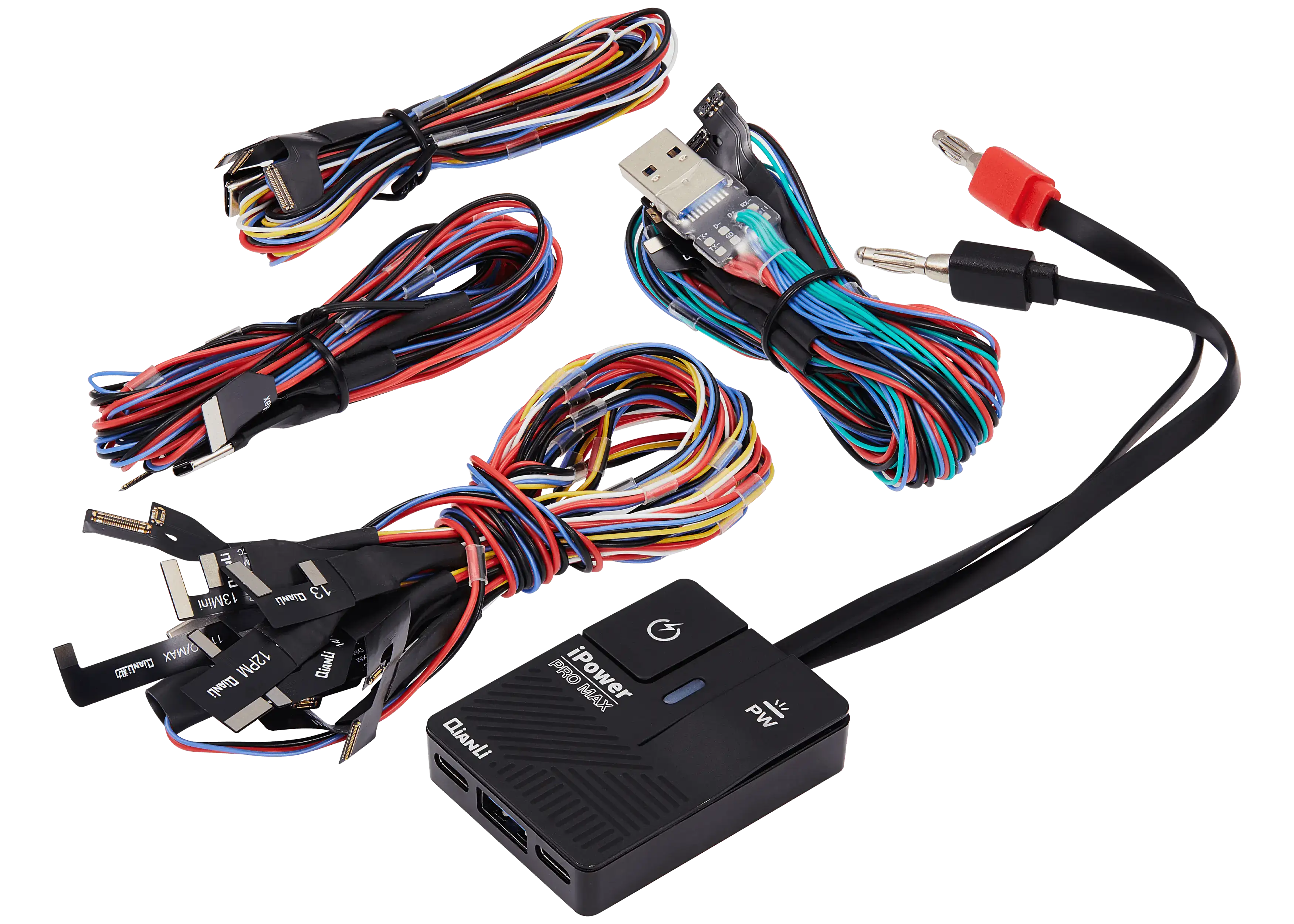 Qianli iPower Pro Max 8. Gen DC-Stromkabel mit Schalter für iPhone 6-16 Pro Max