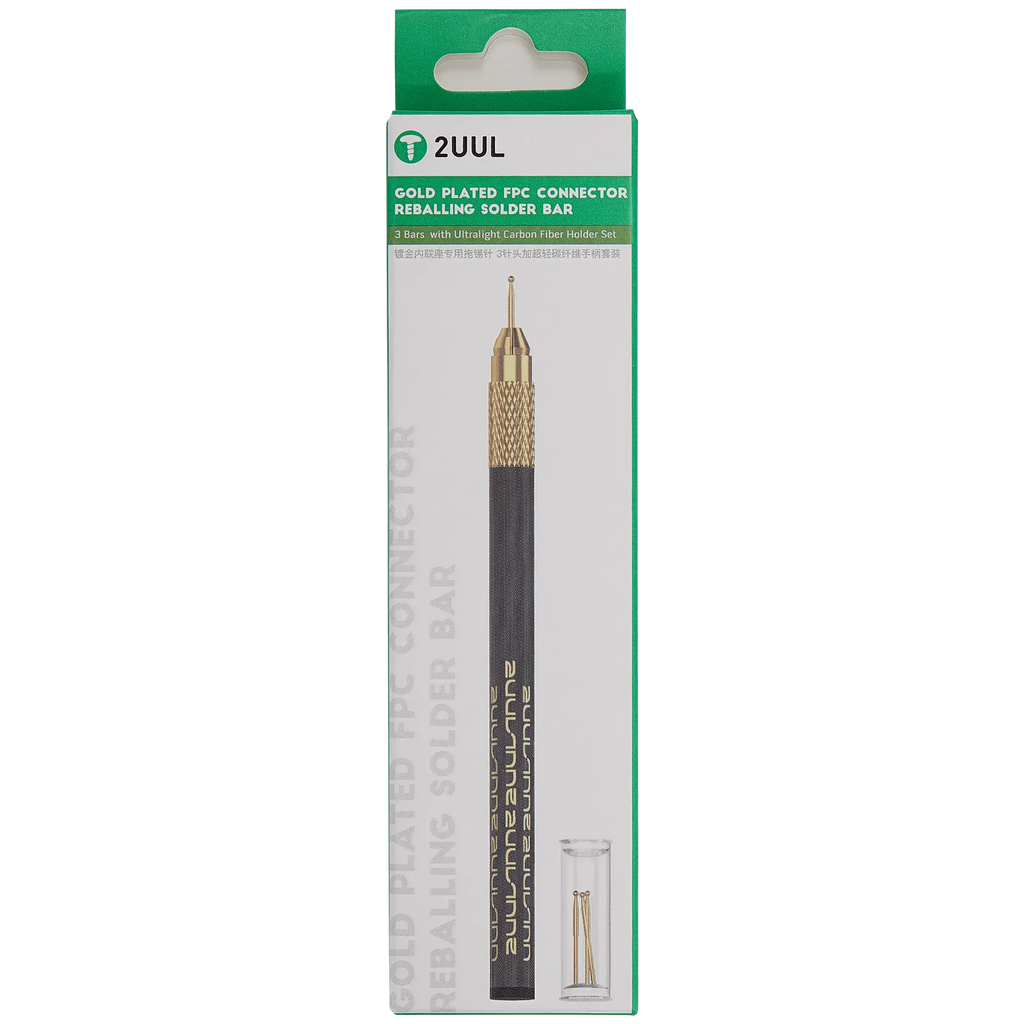 2uul SC98 vergoldete FPC Reballing Lötstangen 3er Set mit Halter