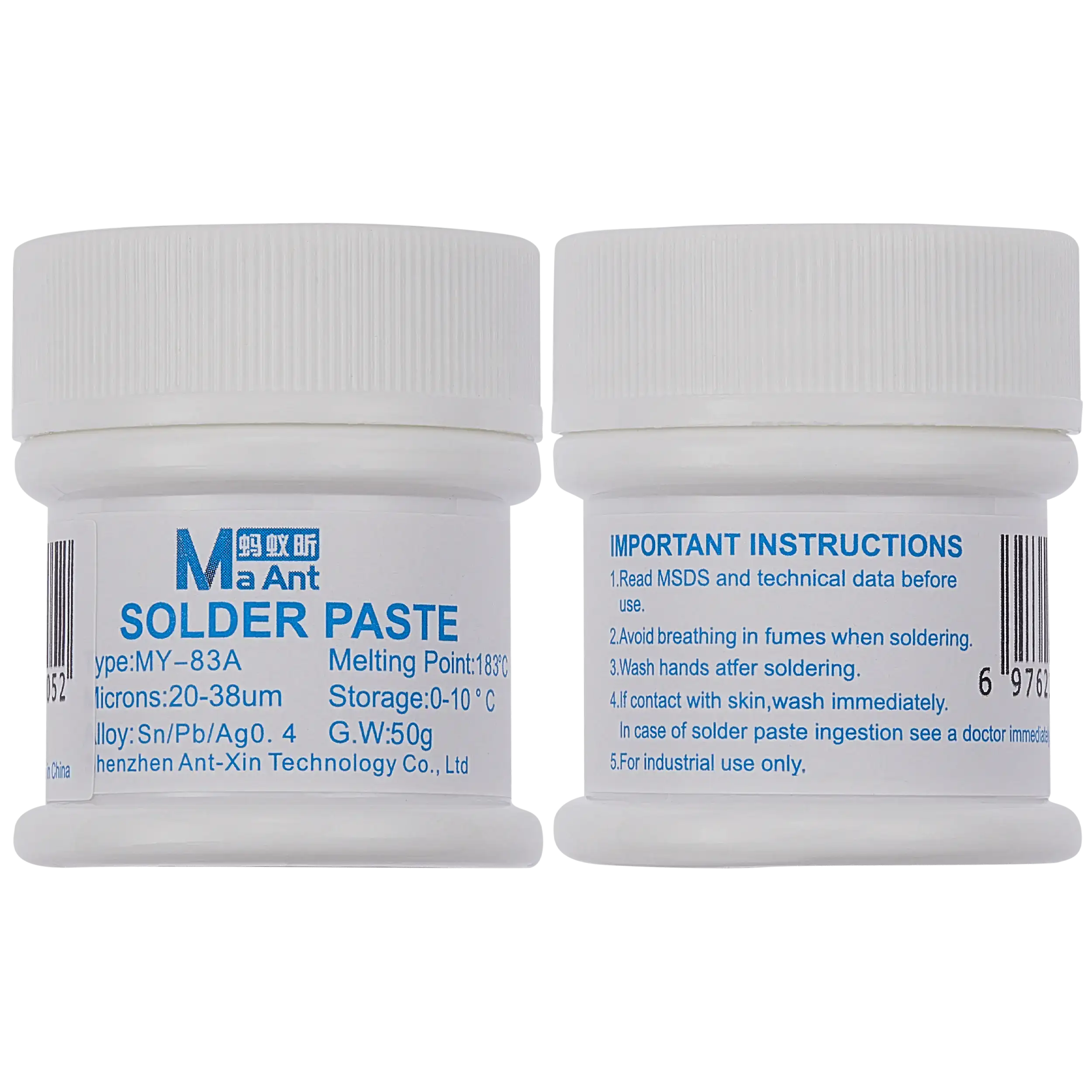 183°C Leaded Silver Lötpaste (MaAnt)