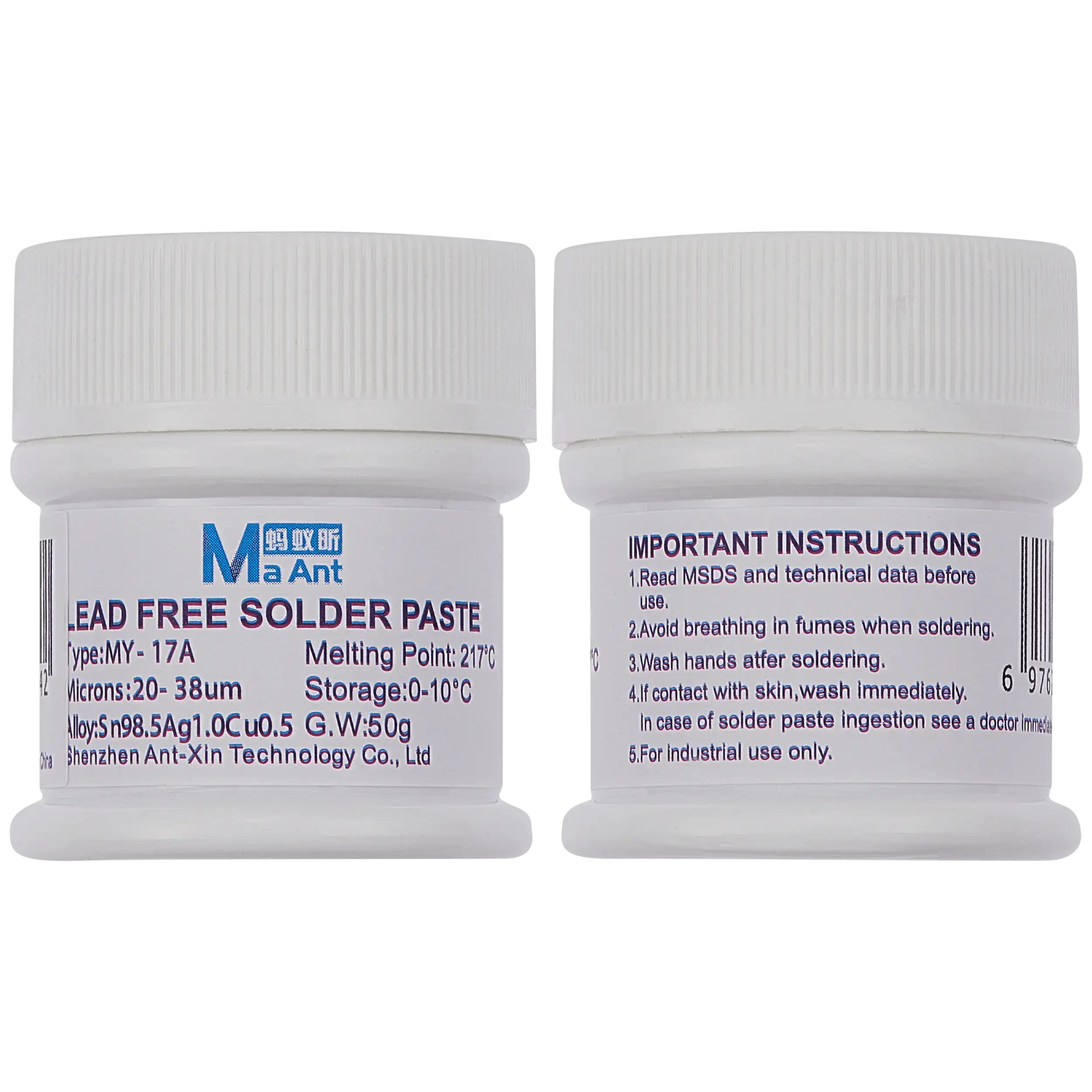 217°C Lead-free High-Temperature Solder Paste (MaAnt)