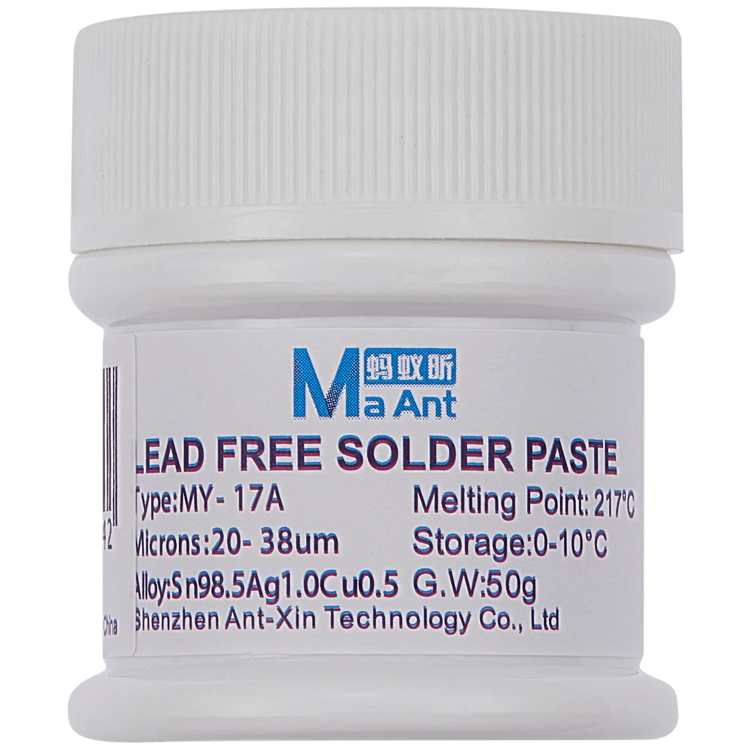 217°C Lead-free High-Temperature Solder Paste (MaAnt)