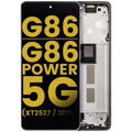 OLED Display with Frame for Motorola Moto G86 / G86 Power 5G (XT2527 / 2025) Refurbished (Cosmic Sky)