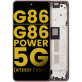 OLED Display with Frame for Motorola Moto G86 / G86 Power 5G (XT2527 / 2025) (Refurbished) (Chrysanthemum)