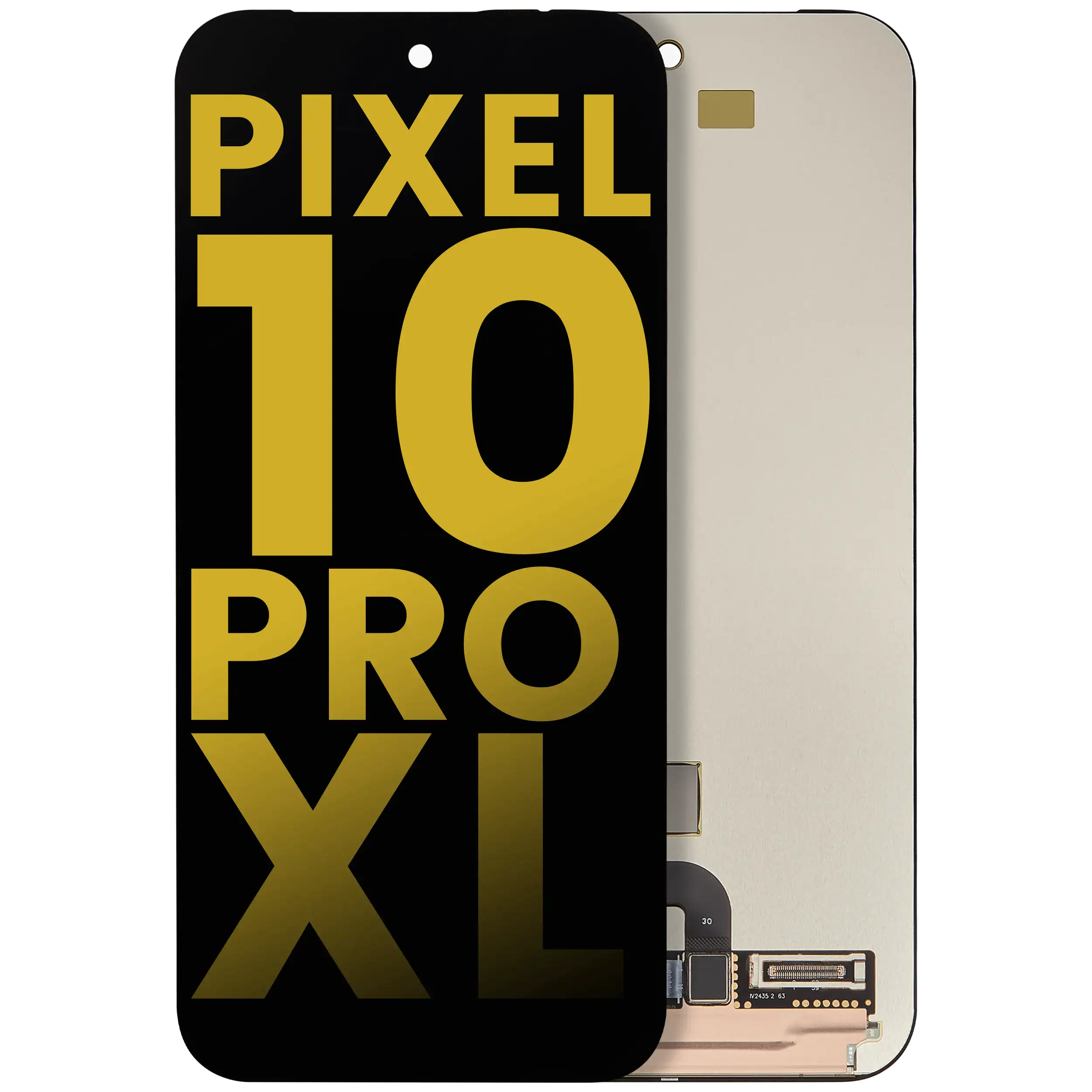 OLED Display without Frame with Fingerprint Sensor for Google Pixel 10 Pro XL (Refurbished, All Colors)