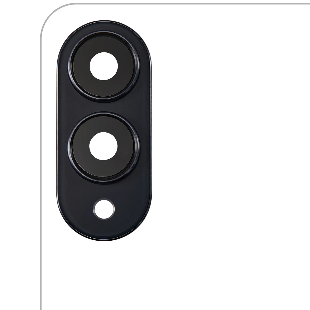 Camera Lens with Cover and Bezel Ring for Samsung Galaxy S25 Edge (S937) (Titanium Jetblack)
