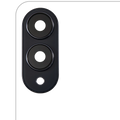 Kameralinse hinten m. Abdeckung Rahmenring f. Samsung S25 Edge Titanium Jetblack