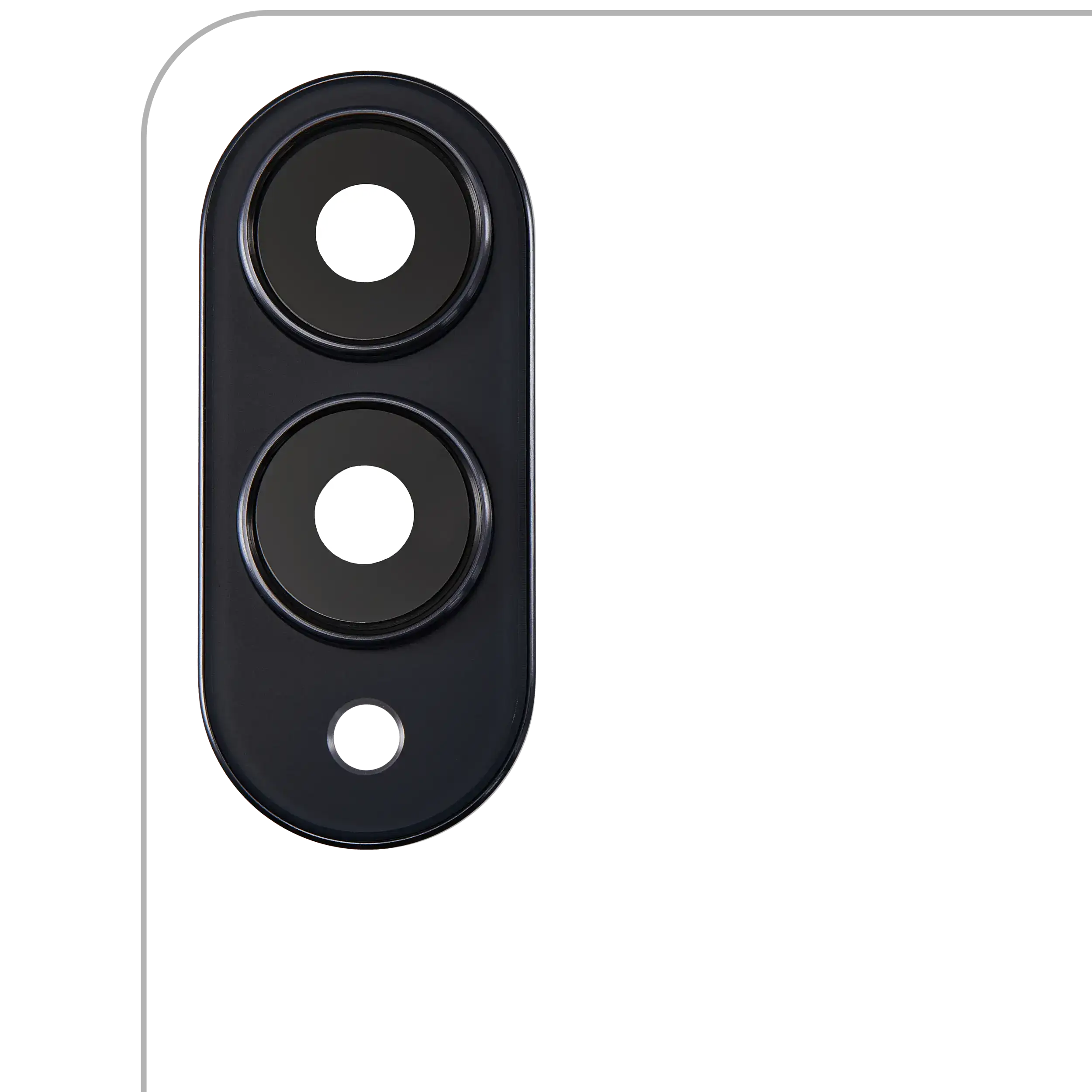 Camera Lens with Cover and Bezel Ring for Samsung Galaxy S25 Edge (S937) (Titanium Jetblack)