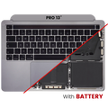 Topcase mit Akku + Tastatur MacBook Pro 13 A2338 Space Gray US Qualität A