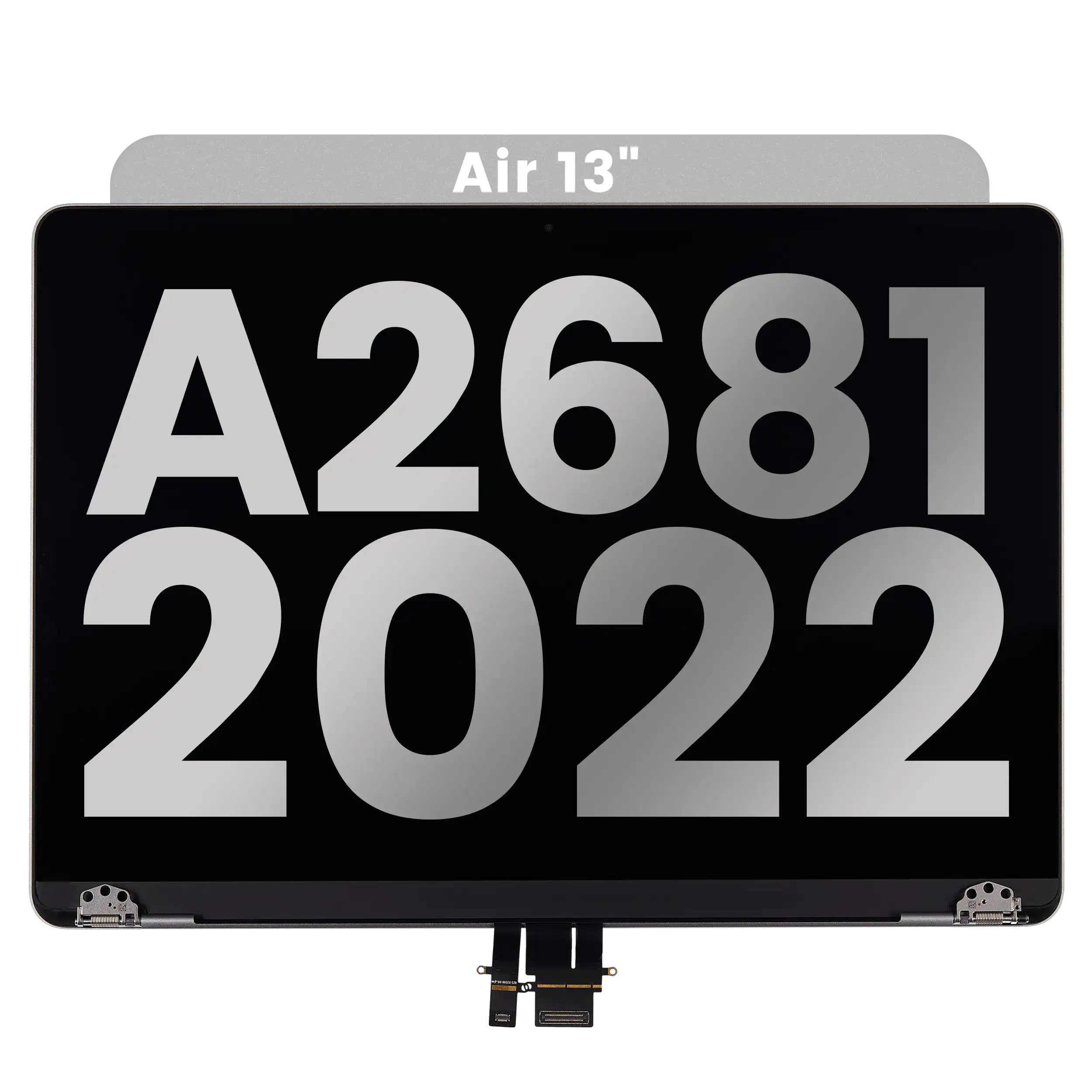 Complete LCD Display for MacBook Air 13" (A2681, Mid 2022) – Used OEM Pull, Grade C – Space Gray