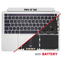 Top Case with Battery and UK Keyboard for MacBook Pro 13" A2338 (2020) – Silver