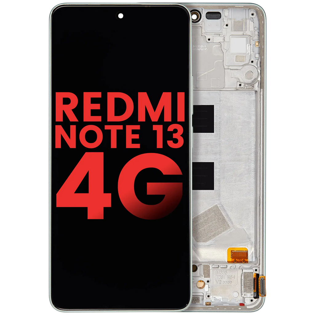 Xiaomi Redmi Note 13 4G OLED-Display mit Rahmen Mint Green Plus