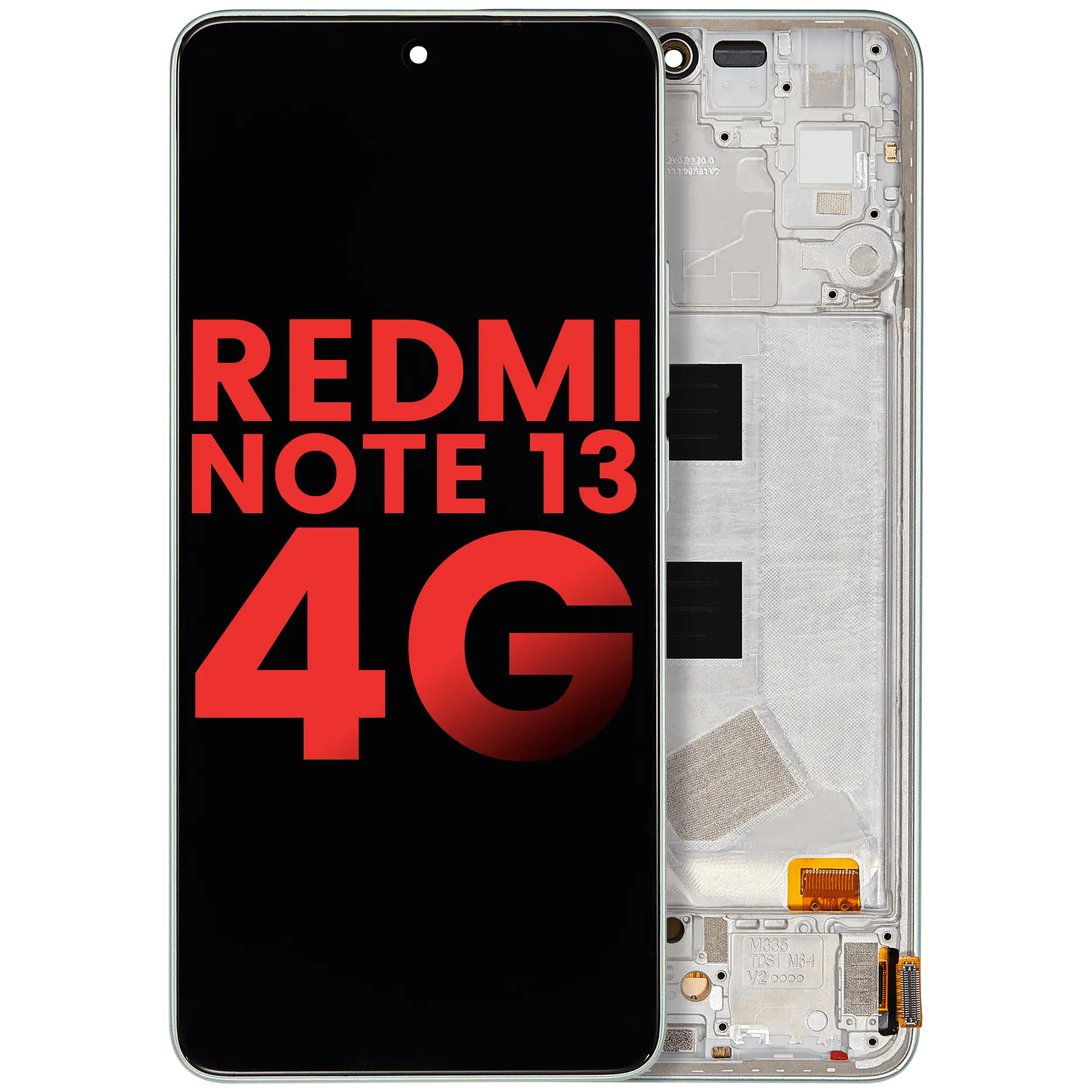 Xiaomi Redmi Note 13 4G OLED-Display mit Rahmen Mint Green Plus