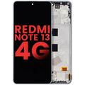 OLED-Display mit Rahmen für Xiaomi Redmi Note 13 4G Aftermarket Plus Iceblue