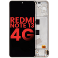 OLED-Display mit Rahmen für Xiaomi Redmi Note 13 4G (Aftermarket Plus) (Ocean Su