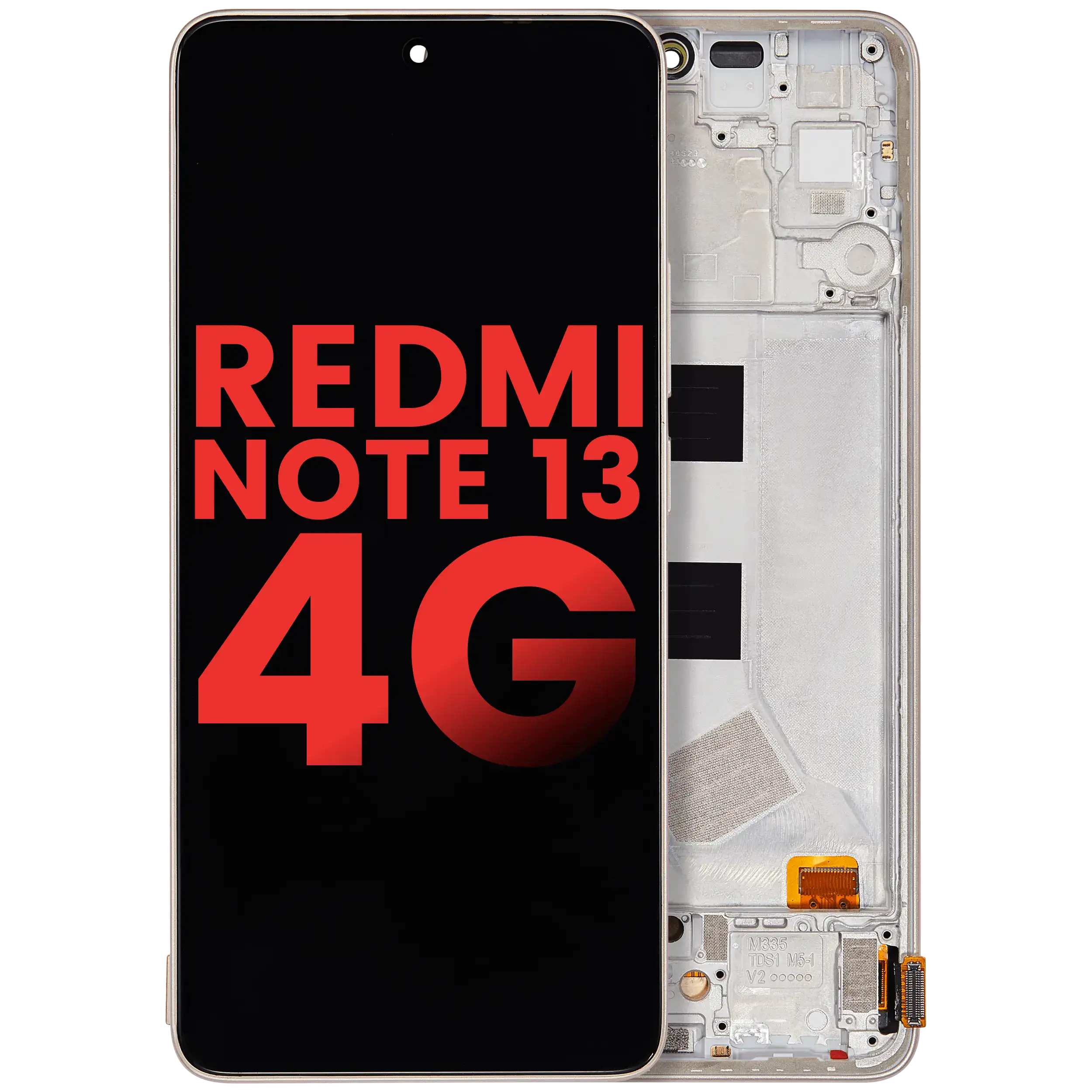 OLED-Display mit Rahmen für Xiaomi Redmi Note 13 4G (Aftermarket Plus) (Ocean Su