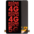 OLED-Display ohne Rahmen für Xiaomi Redmi Note 13 4G, 14 4G/5G Aftermarket+