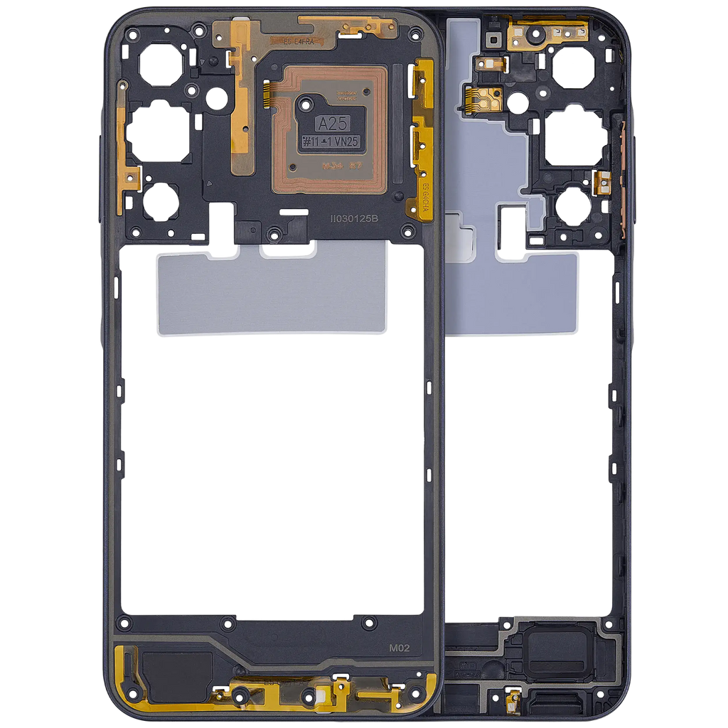 Midframe/Rahmen für Samsung Galaxy A25 5G (A256 / 2023) (Brave Black)