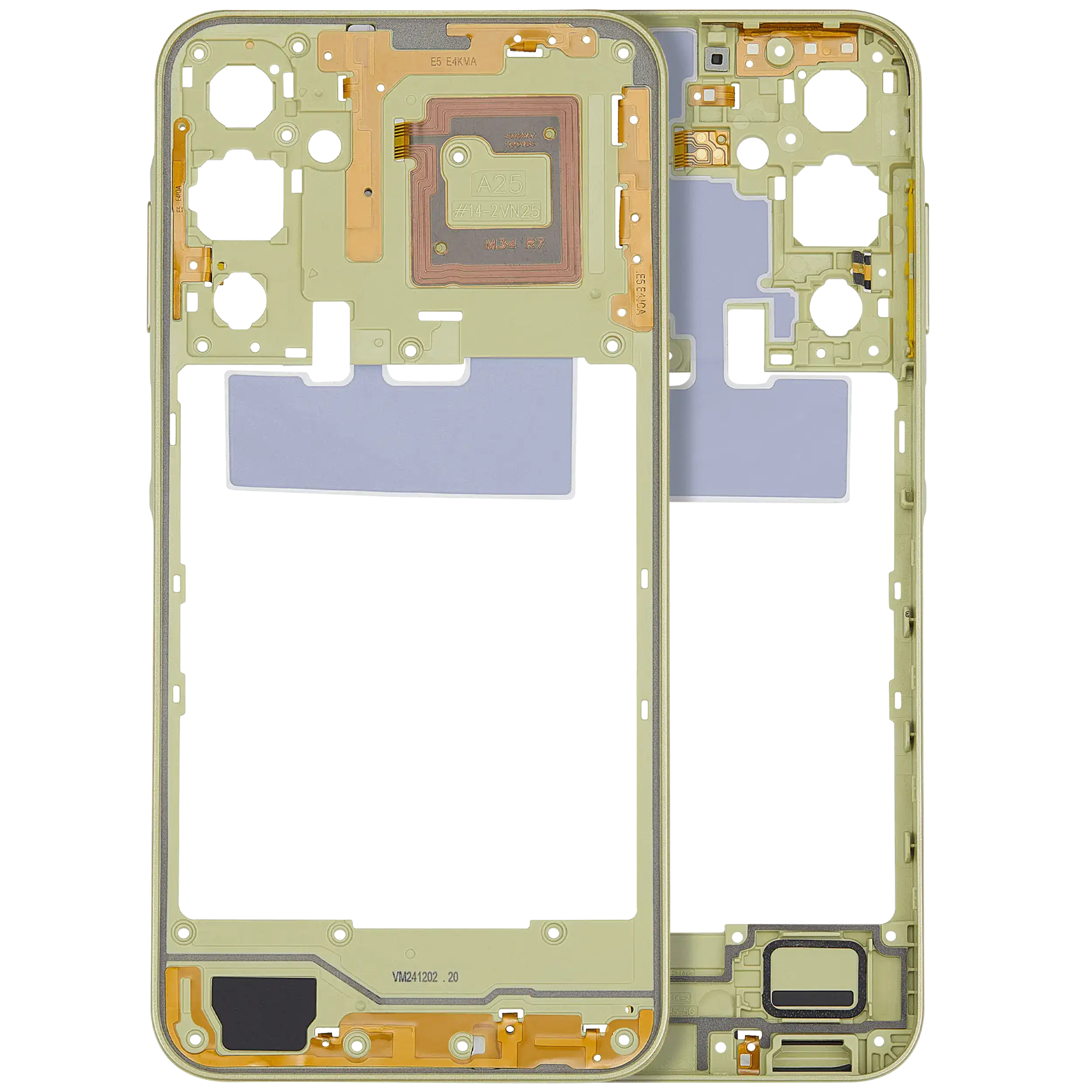 Midframe/Frame for Samsung Galaxy A25 5G (A256 / 2023) (Personality Yellow)