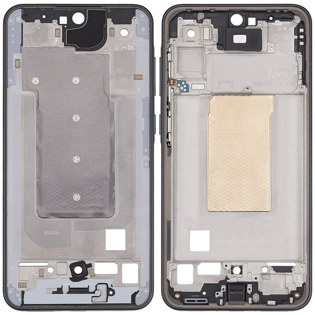 Midframe/Rahmen für Samsung Galaxy A36 5G (A366 / 2025) (Schwarz)