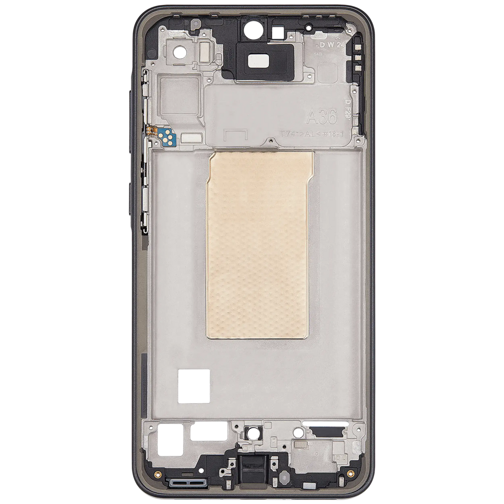 Midframe/Rahmen für Samsung Galaxy A36 5G (A366 / 2025) (Schwarz)