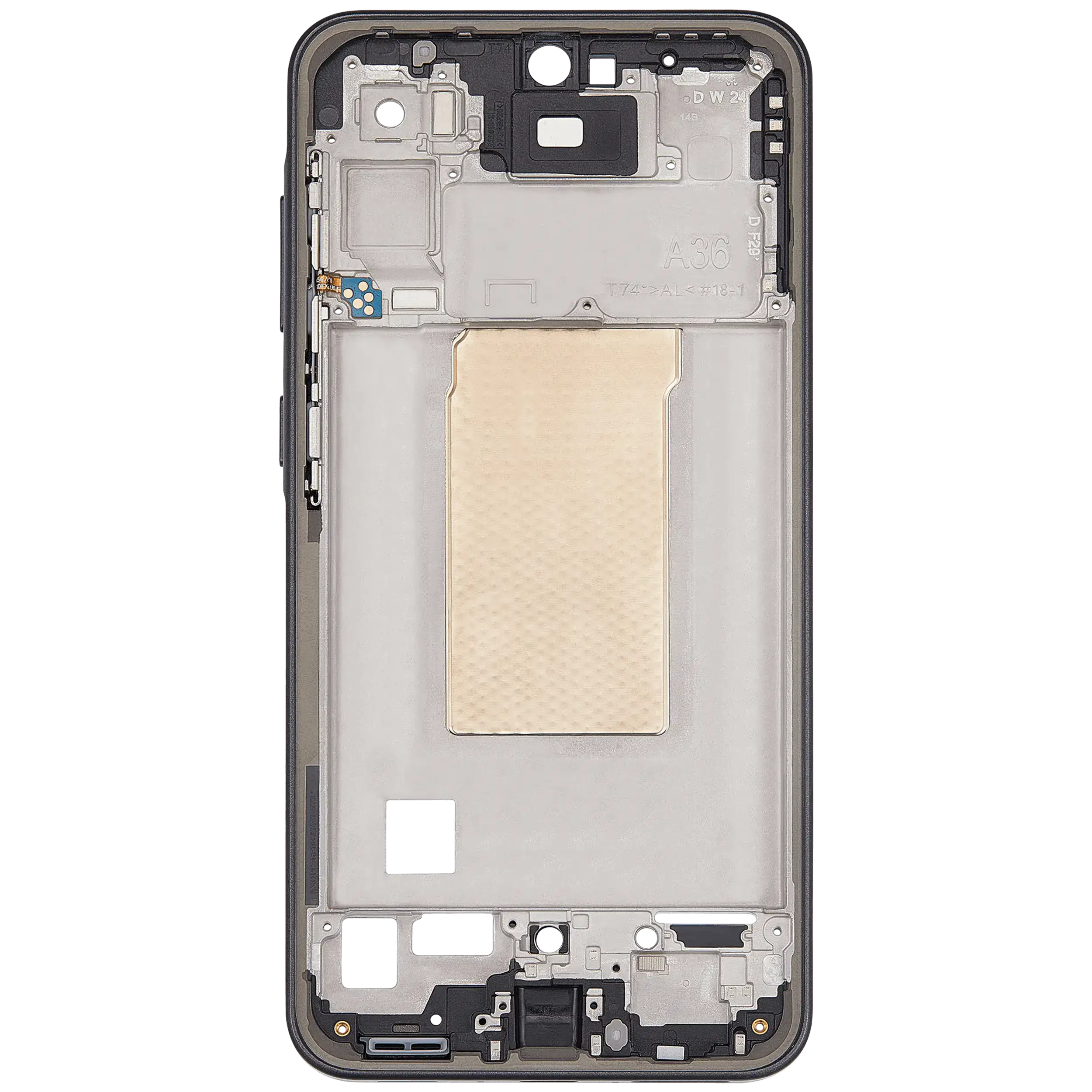 Midframe/Rahmen für Samsung Galaxy A36 5G (A366 / 2025) (Schwarz)