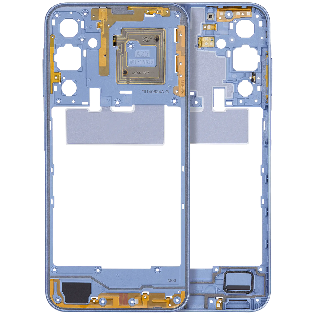 Midframe/Frame for Samsung Galaxy A25 5G (A256 / 2023) (Optimistic Blue)