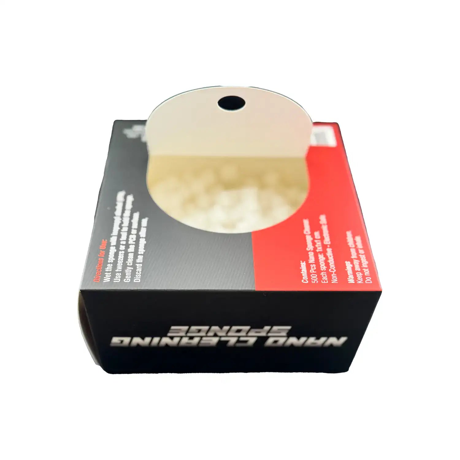 PolarTronix ESD-Safe PCB Nano Cleaning Pads, non-scratching, for flux/solder residues, 1000 pieces