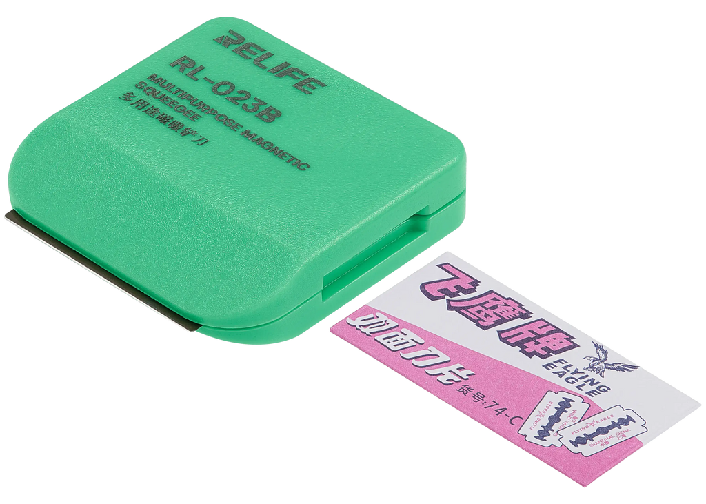 Relife RL-023B Magnetisches Squeegee-Öffnungswerkzeug für Smartphones/Tablets