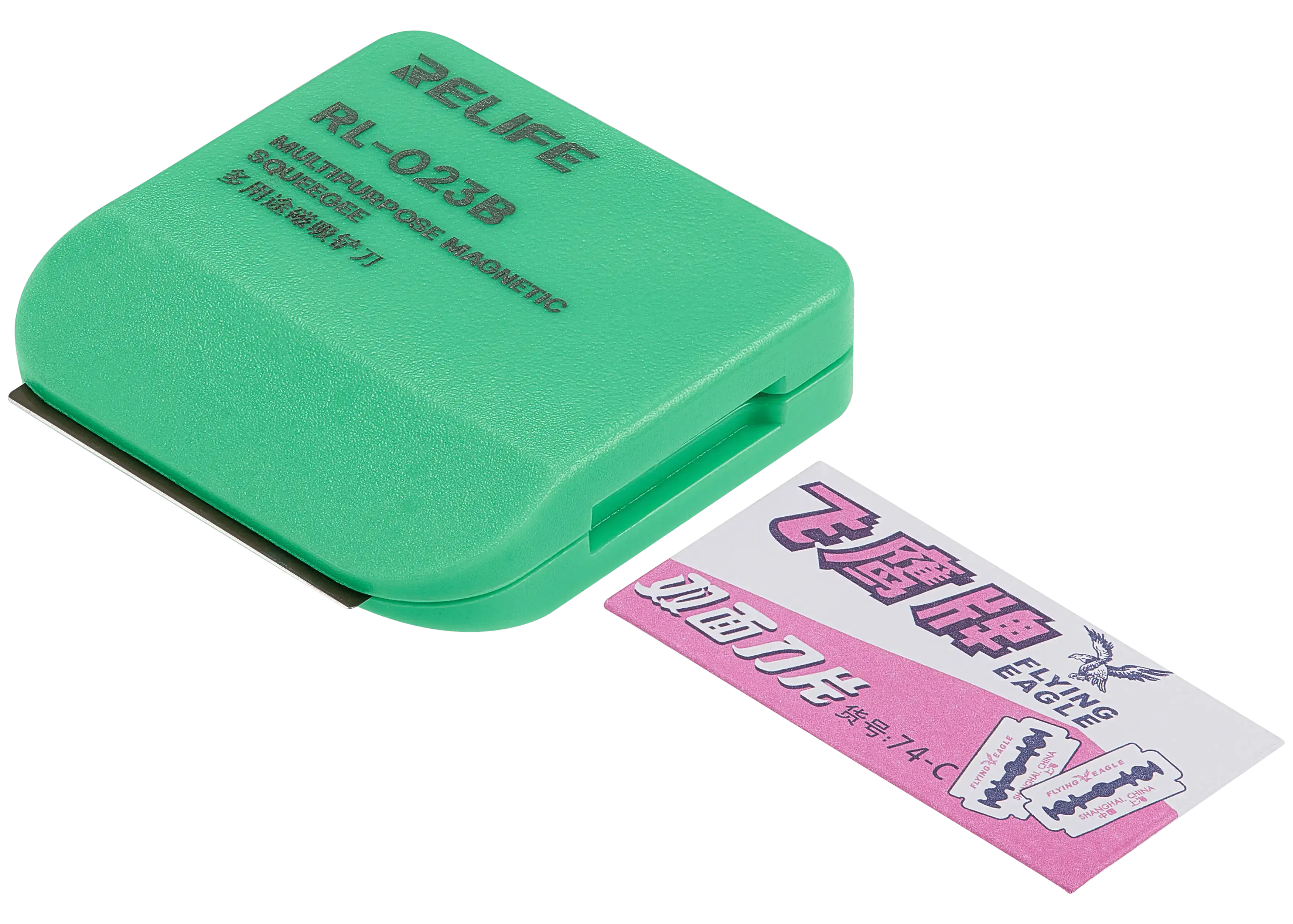 Relife RL-023B Magnetisches Squeegee-Öffnungswerkzeug für Smartphones/Tablets